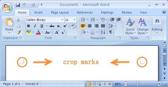 Hướng dẫn cách ẩn và hiện các crop mark trong Word